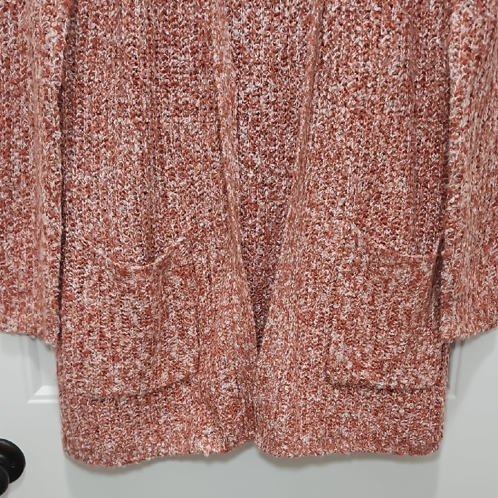 BB Dakota Steve Madden Textured Open Front Cardigan Chunky Knit New - Picture 4 of 9